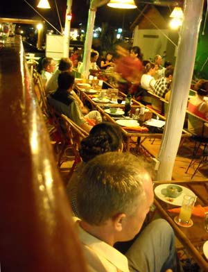Pim's Bar & Restaurant in Sihanoukville, Cambodia.