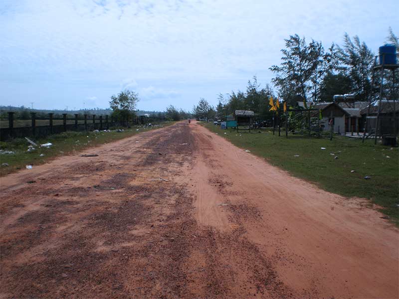 otres beach road, sihanoukville, cambodia
