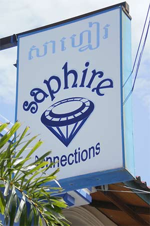 Saphire Bar in Sihanoukville, Cambodia.