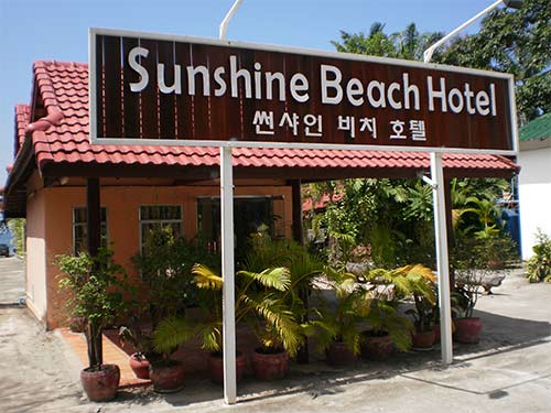 sunshine beach hotel in sihanoukville, cambodia