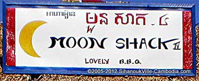 Moon Shack Restaurant in Sihanoukville, Cambodia.