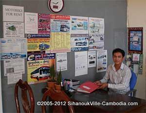 Santepheap guesthouse in Sihanoukville, Cambodia.