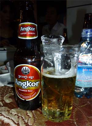 angkor beer, made right in sihanoukville, cambodia