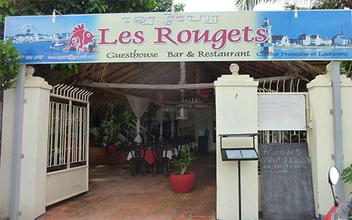les rougets bar, restaurant and guesthouse in sihanoukville, cambodia