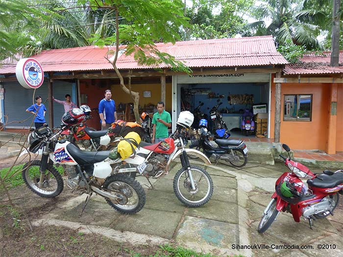 stray dog motorcycle tours, sihanoukville, cambodia