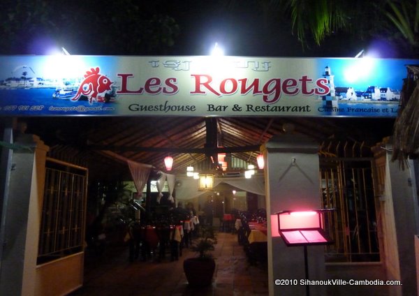 les rougets guesthouse and bar, victory hill, sihanoukville, cambodia