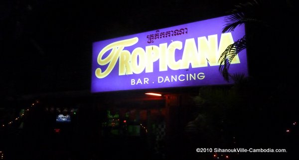 tropicana bar dancing, victory hill, sihanoukville, cambodia