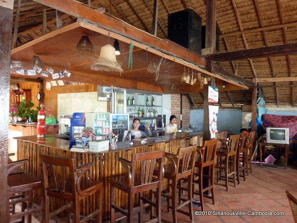 Two Easy Bungalows and Seafood in Sihanoukville, Cambodia.