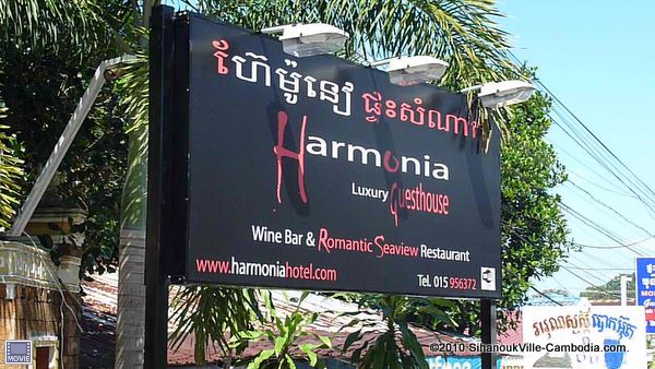 Harmonia Luxury Guesthouse in Sihanoukville, Cambodia.