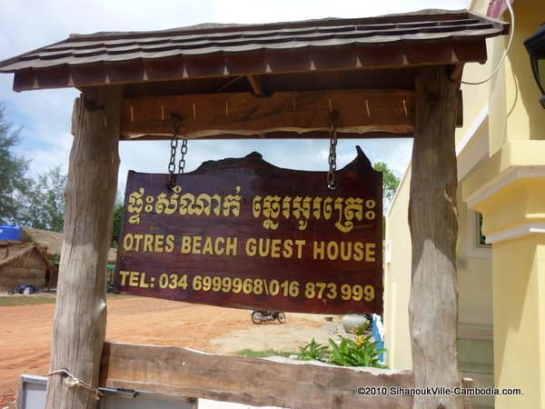 Otres Bungalows on Otres Beach in Sihanoukville, Cambodia.