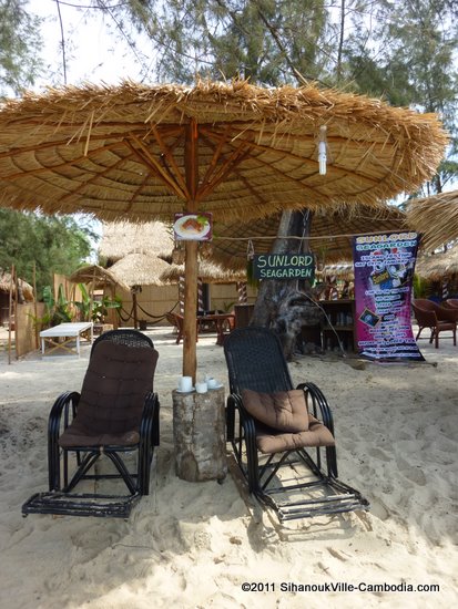 Jungle Beach Bungalows, Bar & Restaurant in Sihanoukville, Cambodia.