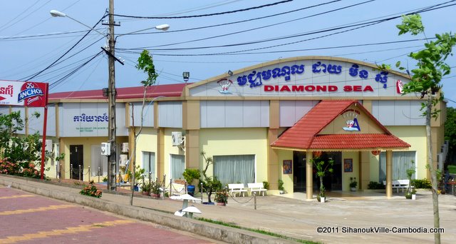 Diamond Sea Hotel & Casino in Sihanoukville, Cambodia.