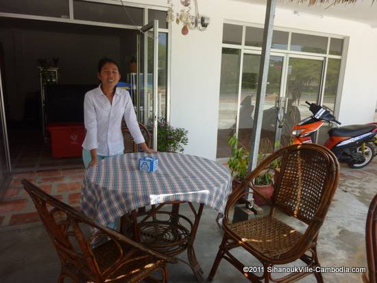 Captain Chim's Restaurant in Sihanoukville, Cambodia.