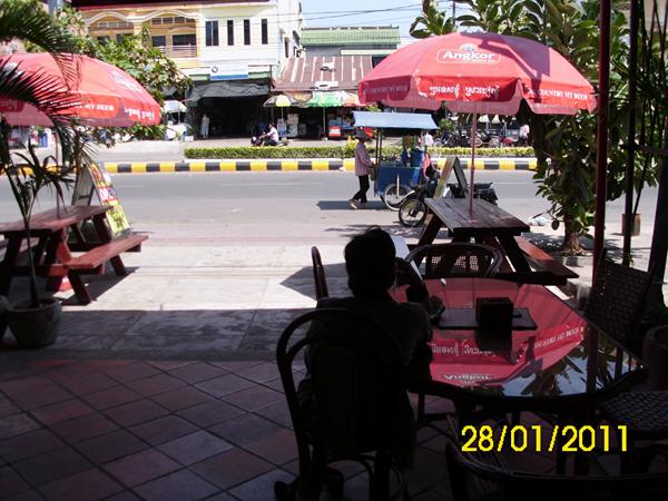 Fisherman's Den Sports Bar, Restaurant & Guesthouse in Sihanoukville, Cambodia.