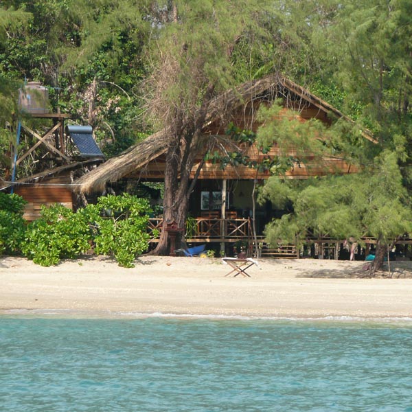 Koh Thmey Island Resort in Sihanoukville, Cambodia.