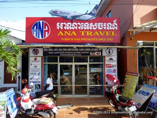 Ana Travel and Tours in SihanoukVille, Cambodia.