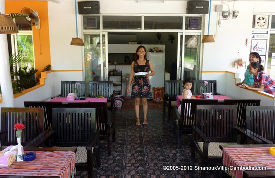 Mama Julie Restaurant in Sihanoukville, Cambodia.