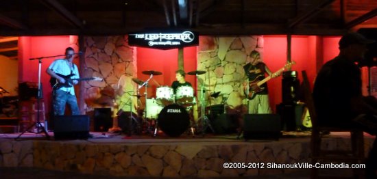 The Led Zephyr Rock & Roll Bar in Sihanoukville, Cambodia.