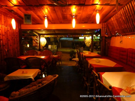 Guido's Place Restaurant in Sihanoukville, Cambodia.