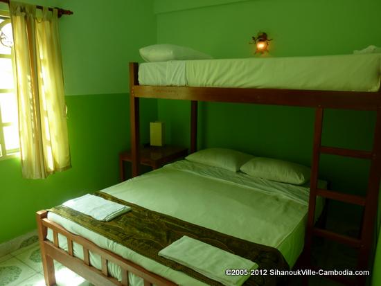 Chill-axn Hostel and Guesthouse, Restaurant and Bar in Sihanoukville, Cambodia.