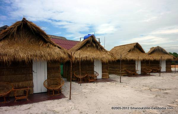 Zen Lounge Beach Bar in Sihanoukville, Cambodia.  Otres Beach.