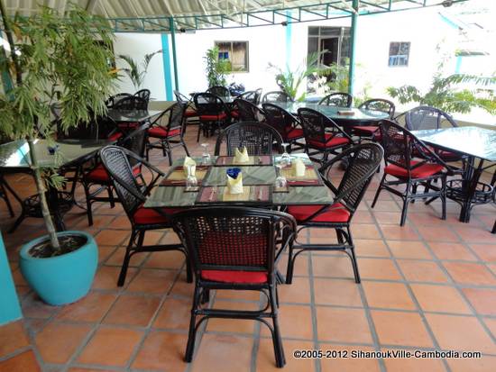 The Terrace Restaurant & Bar in Sihanoukville, Cambodia.