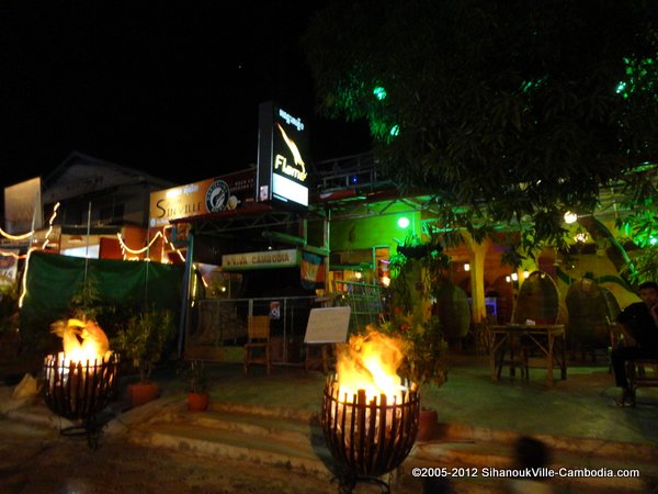 Flame Parilla Steak House in Sihanoukville, Cambodia.