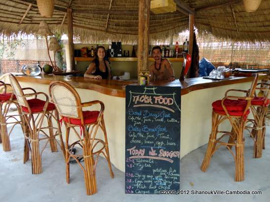 Mi Casa Guesthouse & Tapas Bar in Sihanoukville, Cambodia.