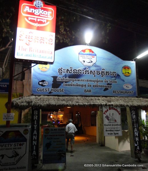 Safety Stop Guesthouse in Sihanoukville, Cambodia.