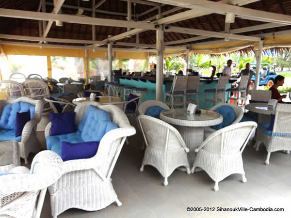 Indigo Otres Beach Bungalows & Restaurant in Sihanoukville, Cambodia.