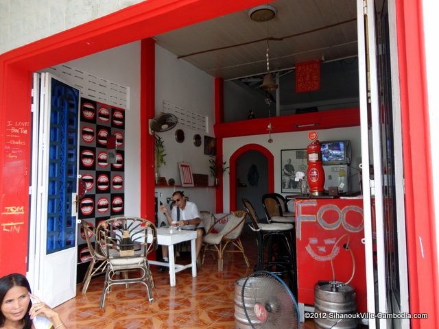 Bongo Lounge & Guesthouse in Sihanoukville, Cambodia.