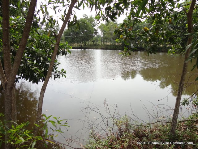 otres village lake in sihanoukville, cambodia