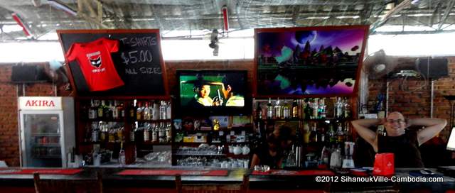 Space Cat Bar in Sihanoukville, Cambodia.