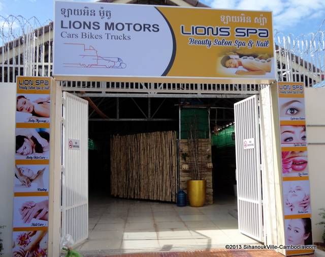 Lions Motors Big Bike sales and rentals in Sihanoukville, Cambodia.