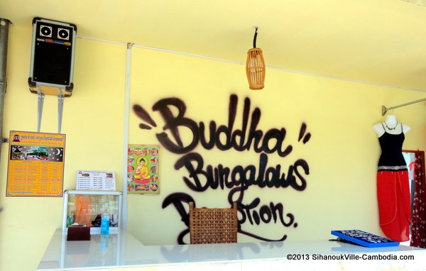 Buddha Bungalows in Sihanoukville, Cambodia.