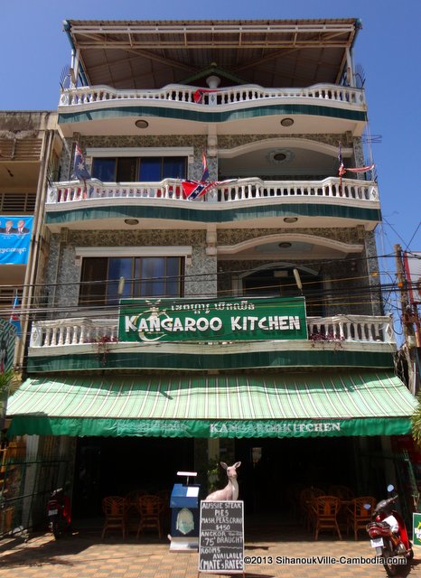 Kangaroo Kitchen in Sihanoukville, Cambodia.