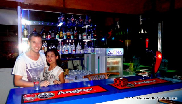 Bada Bing Bar in SihanoukVille, Cambodia.
