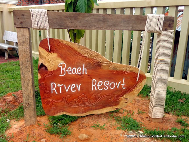 Beach River Resort on Otres River in SihanoukVille, Cambodia.