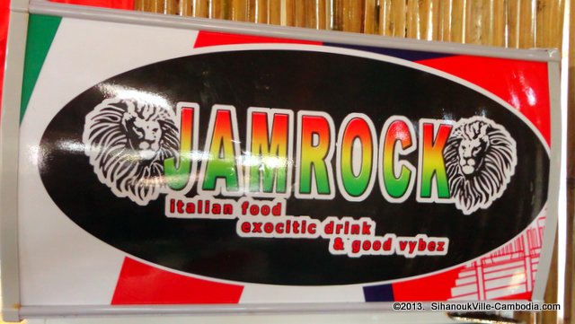Jamrock Italian Restaurant in SihanoukVille, Cambodia.