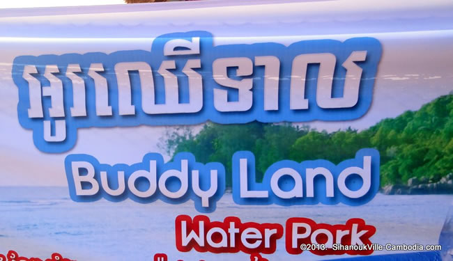 Buddy Land Water Park in SihanoukVille, Cambodia.