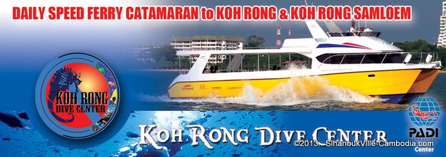 Princess Speed Boat Ferry in SihanoukVille, Cambodia.  Daily trips to Koh Rong Island and Koh Rong Samloem Island.