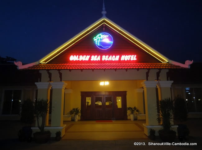 Golden Sea Beach Hotel in SihanoukVille, Cambodia.