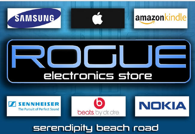 Rogue IPod Shop in Sihanoukville, Cambodia.  Formerly Boom Boom Room.