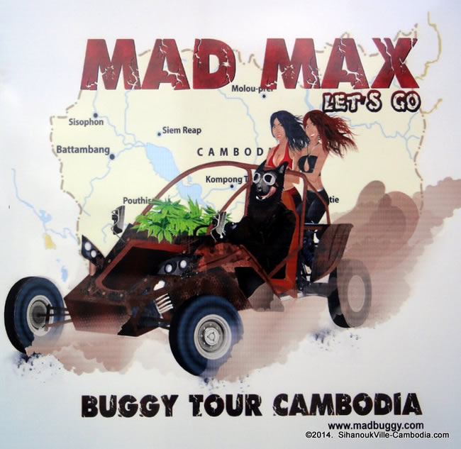 Mad Max Buggy Tours in SihanoukVille, Cambodia.