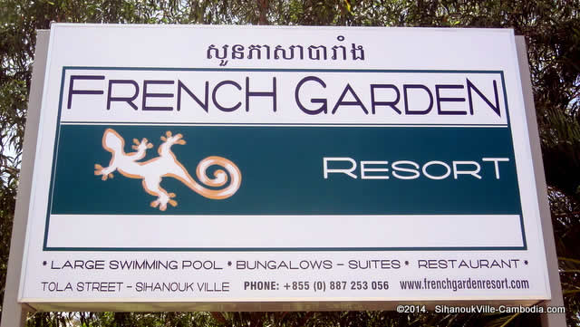 French Garden Resort in SihanoukVille, Cambodia.