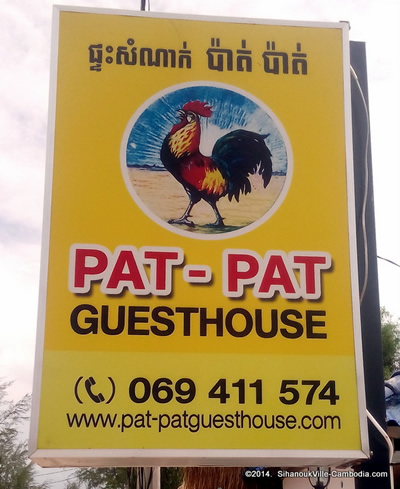 Pat Pat Guesthouse in SihanoukVille, Cambodia.