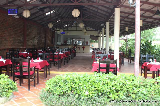 Sandy Dragon Restaurant in SihanoukVille, Cambodia.