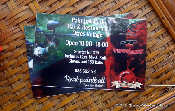 The Red Paintball Park in SihanoukVille, Cambodia.