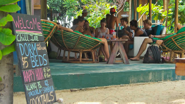 Chill Inn Guesthouse on Koh Rong Samloem Island in SihanoukVille, Cambodia.