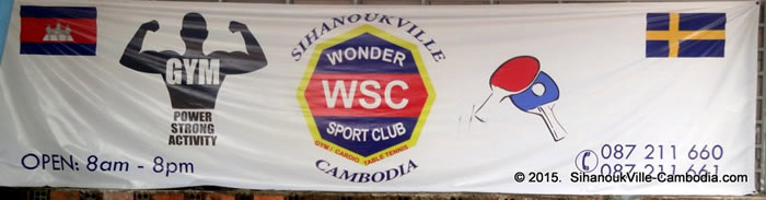 Wonder Sport Club in SihanoukVille, Cambodia.